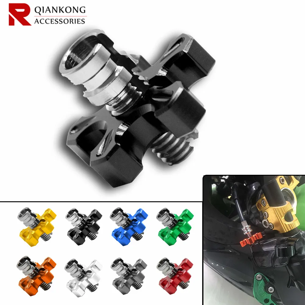 M8 M10 Универсальный Мотоцикл с ЧПУ Алюминиевый кабель сцепления провода регулятор