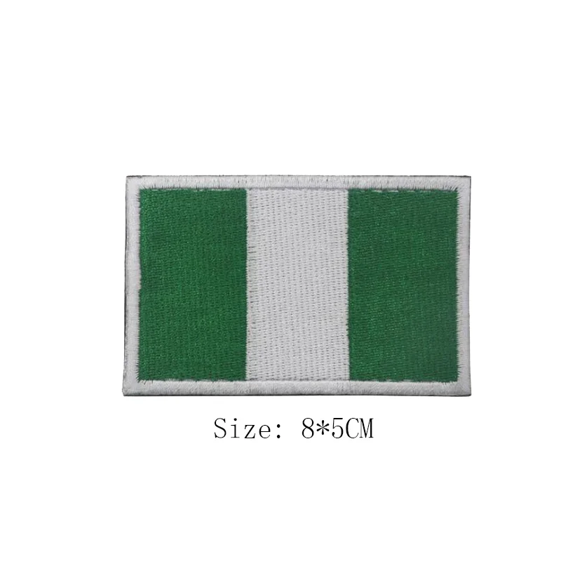 3D вышивка флаг Африки Марокко Южной Египта Кении Конго Нигерии Анголы нашивка