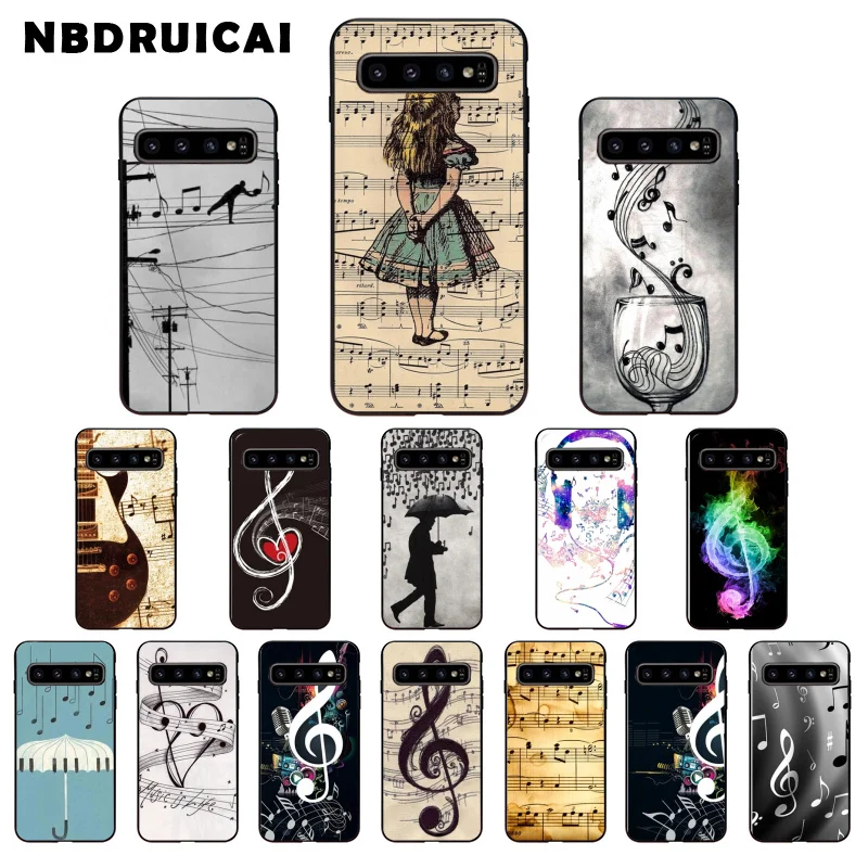 NBDRUICAI музыкальные ноты скрипка классическая музыка чехол для телефона Samsung S9 plus S5