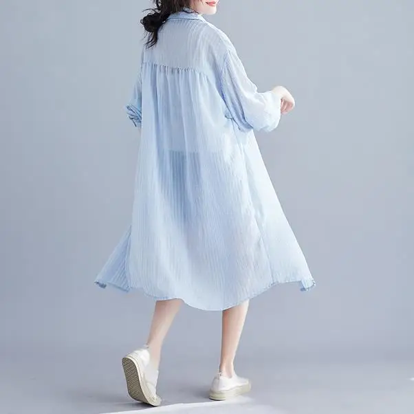 Корейский Свободный Длинный солнцезащитный крем для женщин тренчкот 2019 летний