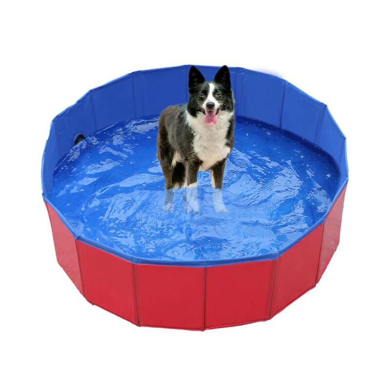 

Dog Pool Foldable Dog Swimming Pool Pet Bath Swimming Tub Bathtub Pet Swimming Pool Collapsible Bathing Pool for Dogs Cats Kids