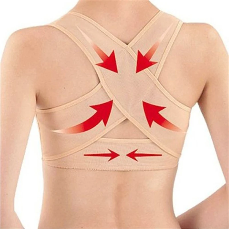 1PC Women Chest Posture Corrector Support Belt Body Shaper Corset Shoulder Brace Anti-Humpback Correction For Childre | Женская одежда