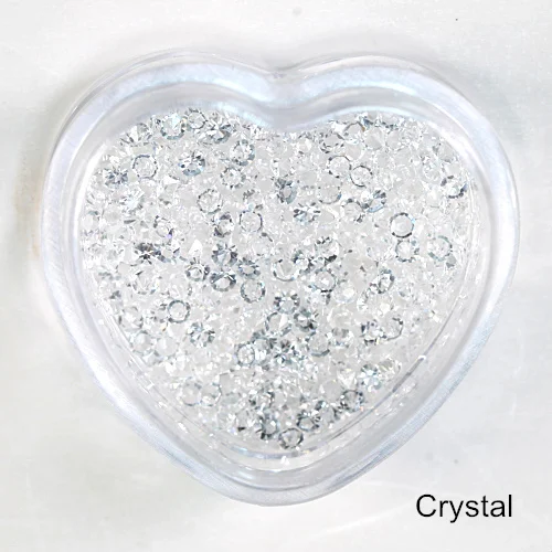 Crystal 1,1 мм-1,6 мм стразы мини-Пикси стразы без горячей фиксации микро-циркониевые блестящие стразы мини-украшения для дизайна ногтей B3191 - Цвет: Crystal