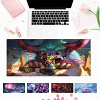art lol nunu willump gaming mouse pad gamer keyboard maus pad desk mouse mat game accessories for overwatch