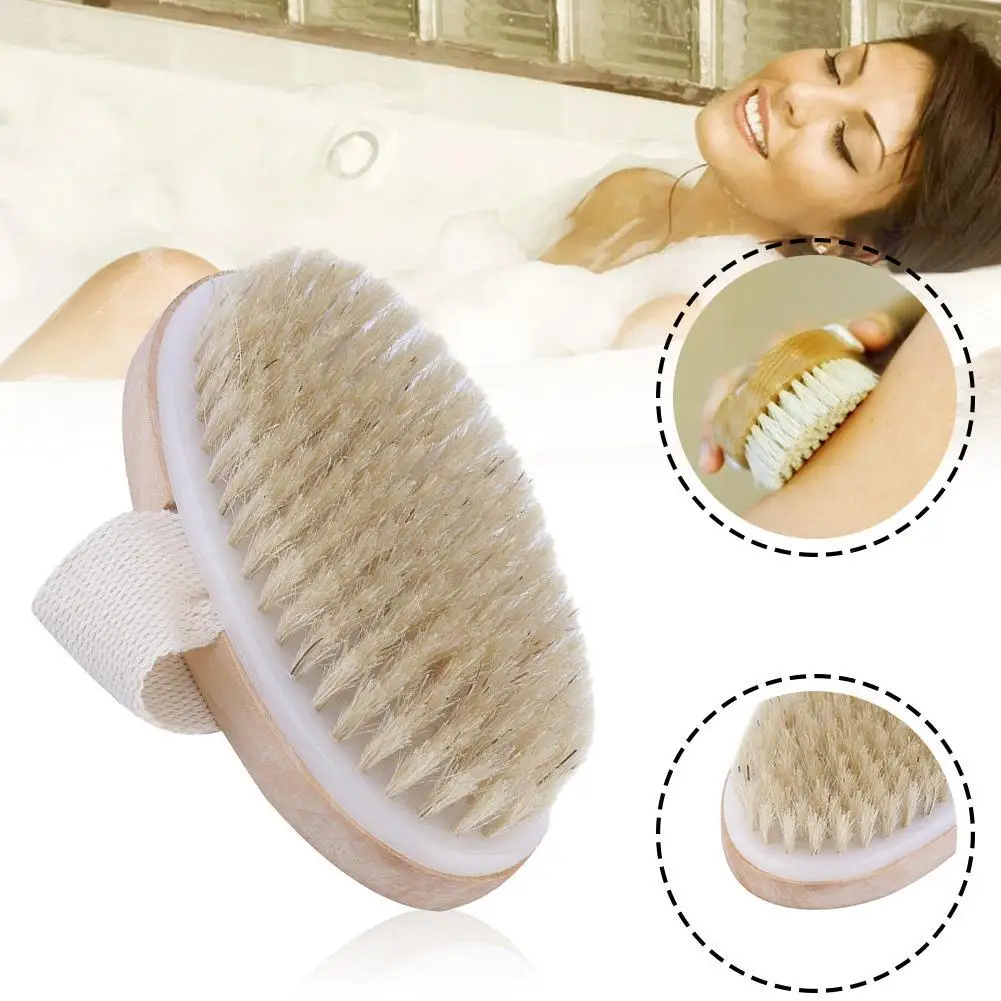 Hydrea Профессиональная щетка для тела с сухими щетинками кактуса твердый горячий