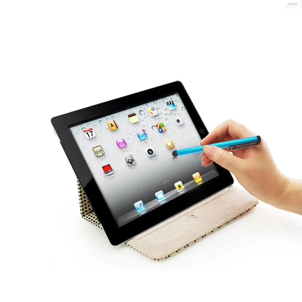 10 цветов Круглый двойной емкостный стилус ручка для рисования сенсорного экрана