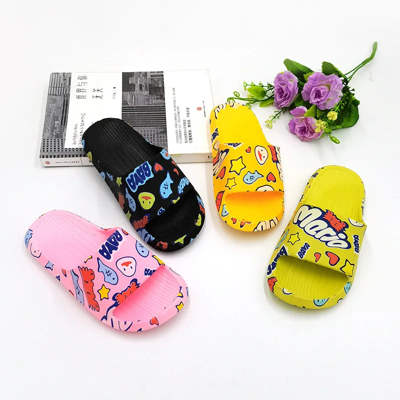 2021 Summer Household Cartoon Children's Slippers Soft And Light Children's Shoes With Soft Soles