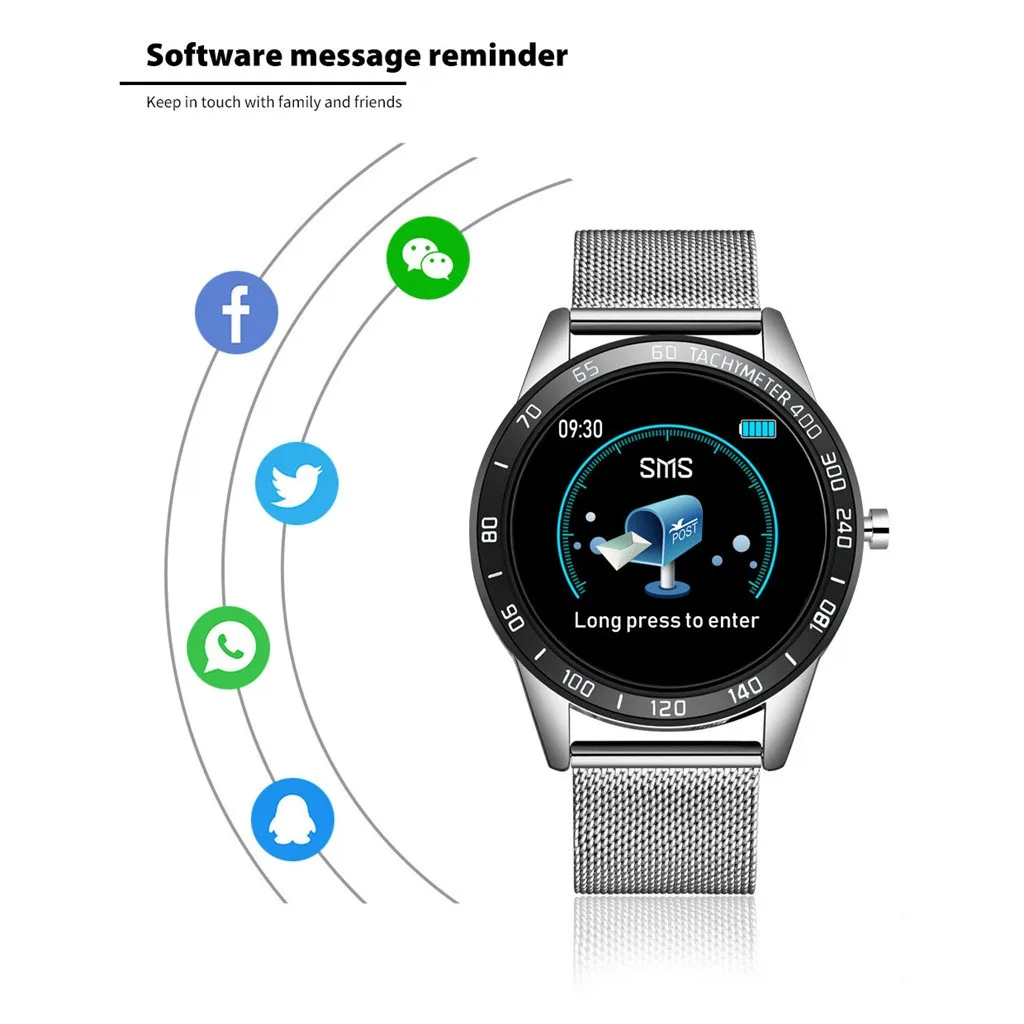 Смарт-часы LIGE с цветным OLED дисплеем пульсометром тонометром | Электроника