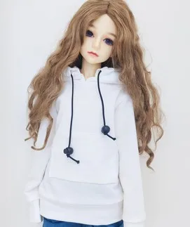 E new white clothes T02-X547 Blyth кукольные одежда 1/3 1/4 bjd 1/6 мягкого плюша; аксессуары для куклы свитер рваные джинсовые шорты 2 шт./компл - Цвет: E new white clothes