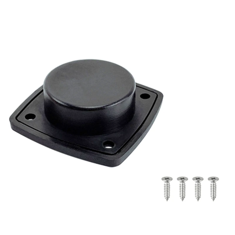 Черная нейлоновая Встраиваемая ручка для раздвижной двери Вытяжная квадратная