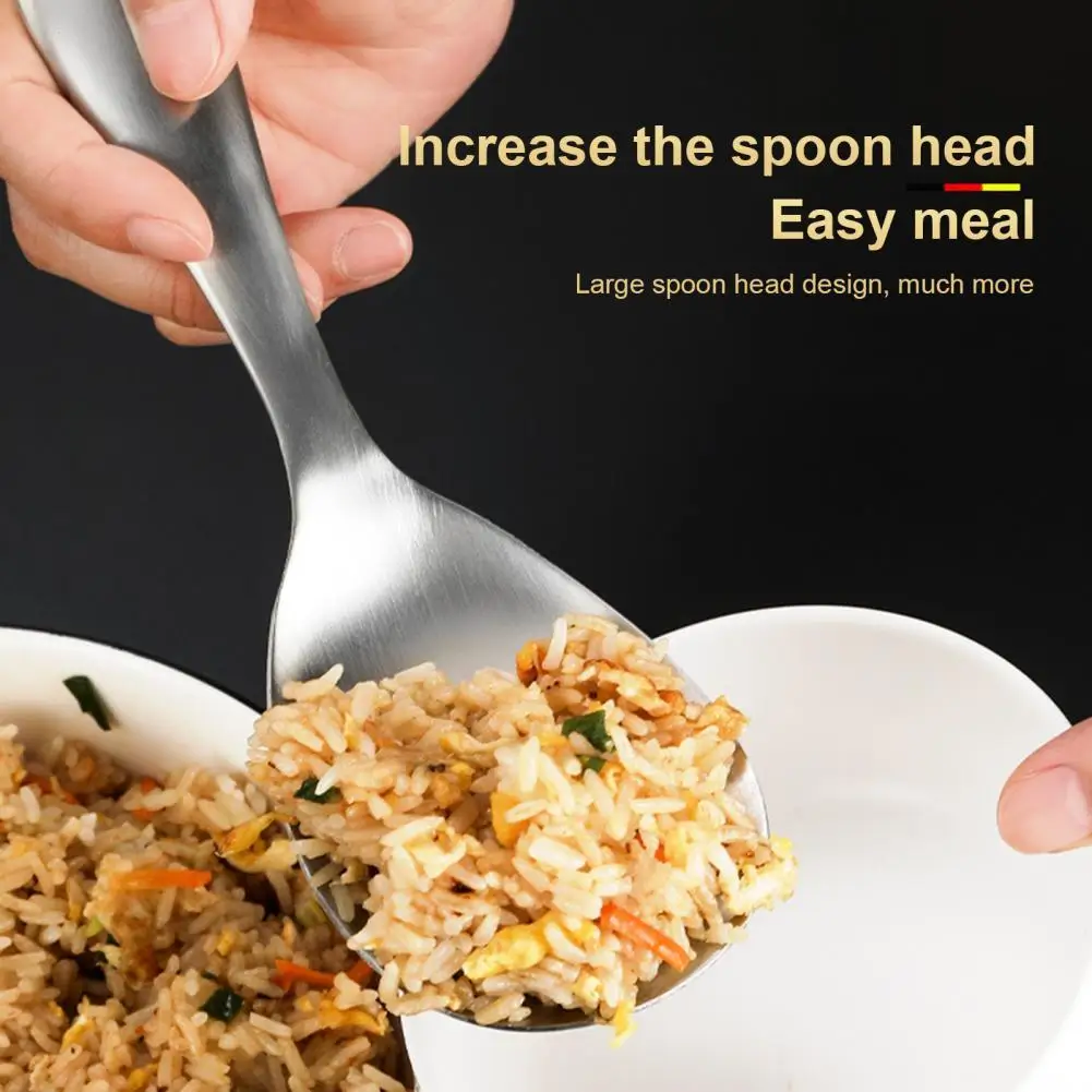 

Sturdy Spoon Lightweight Anti-rust Anti-stick Integrated Molding Shovel Spoon Rice Scoop Rice Spoon