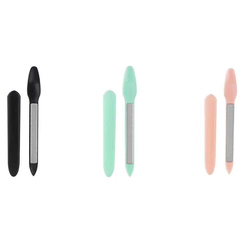 

Professional Stainless Steel Nail File Buffer Metal Double Side Grinding Rod Manicure Pedicure Scrub Nail Arts Tools