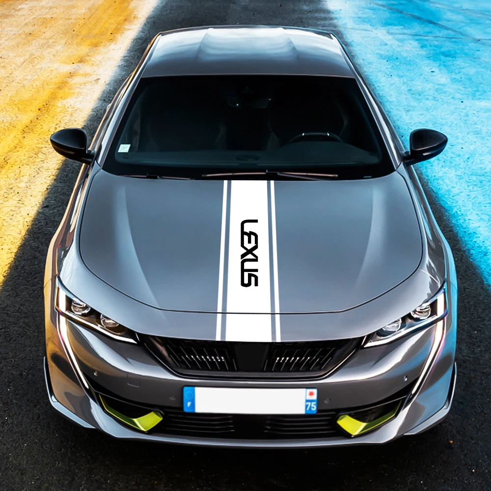 

Car Hood Sticker Scratchproof Vinyl Fashion Decoration Decal Sticker Car Styling For Lexus IS IS250 GS300 IS220 LS460 RX350 RX45