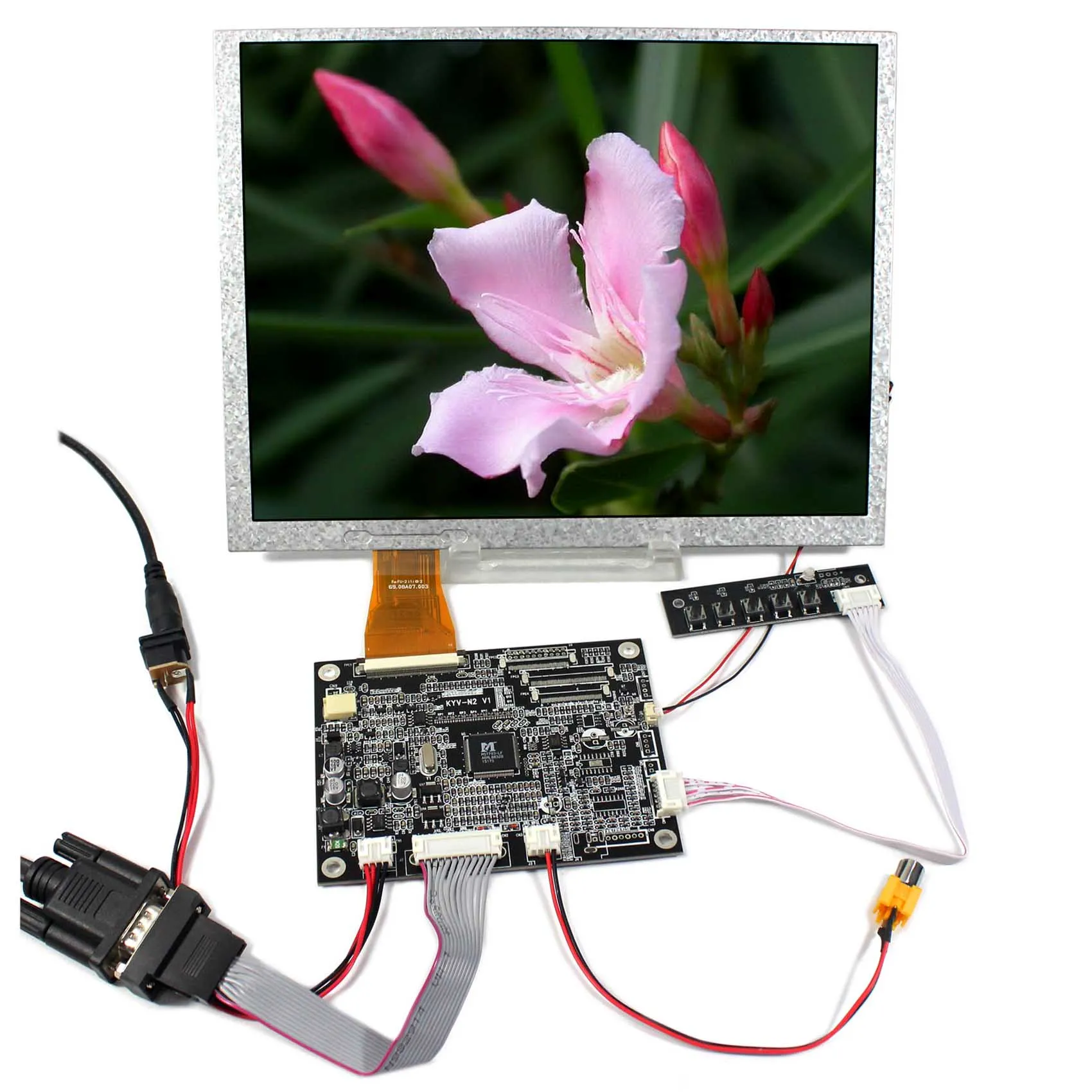 Плата драйвера VGA + AV LCD с 10 4 дюймовым 800x600 A104SN03 4:3 TFT ЖК экран|ЖК-экраны и панели для