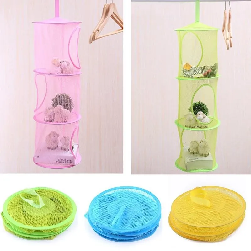 

Folding Drying Basket Hanging Storage Household Drying Compartments Clothes Drying Net Anti-deformation Drynet Basket 3 L5W7