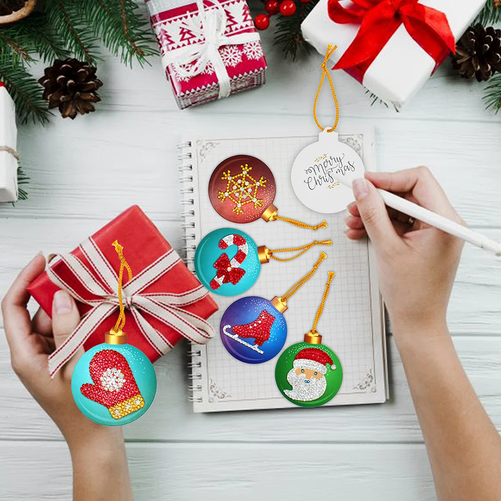 10 шт. 5D DIY Специальная форма алмазалмазная живопись брелок Рождественская елка