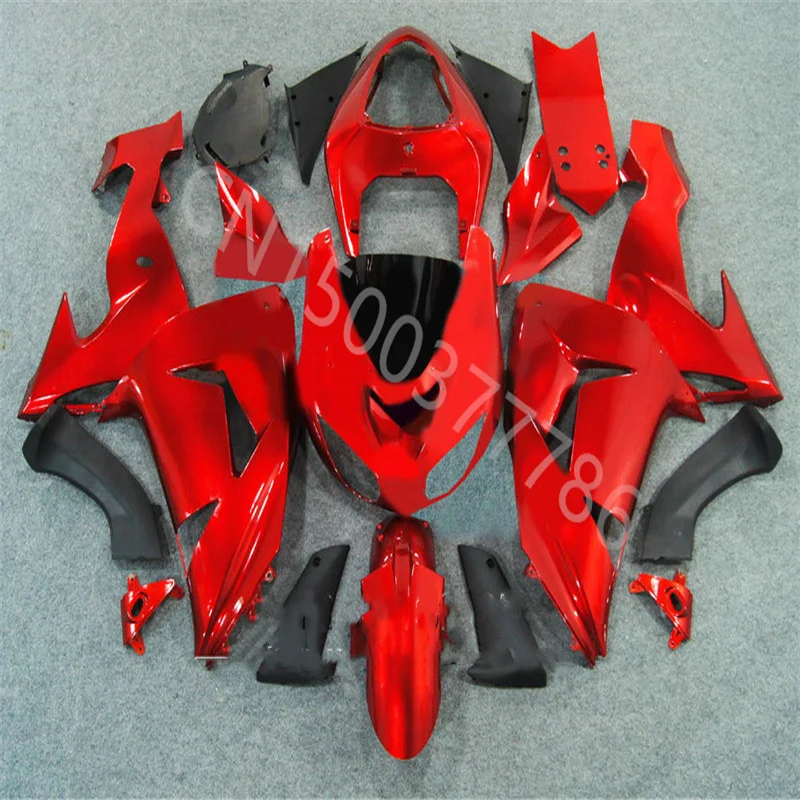 

New ABS Injection red black Fairings Kit For Kawasaki Ninja ZX10R 2006 2007 ZX 10R 06-07 motorcycle bodywork Fairing