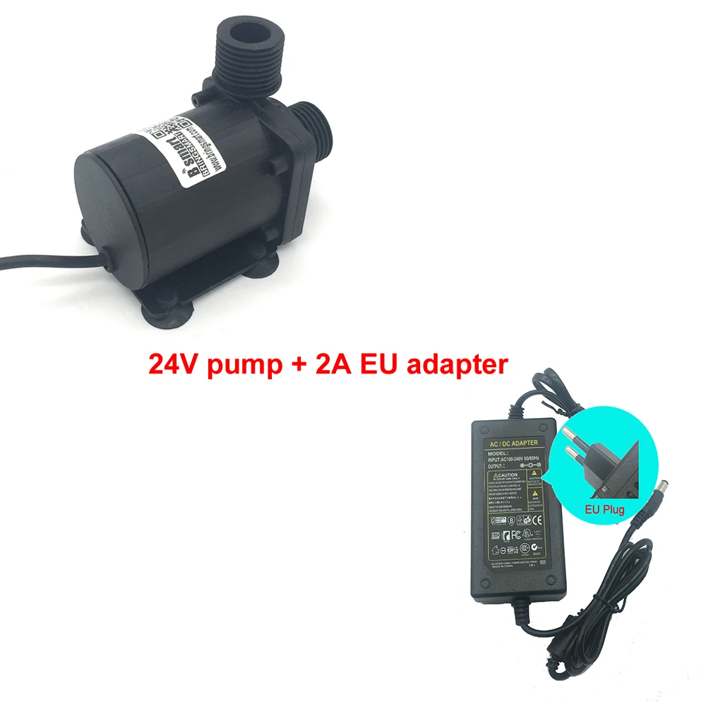 SR-800B 670-1150L/ч 3,5-7 м бустерный насос 12V 24V DC безщеточный Водяной насос погружной фонтан воды Самовсасывающий насос