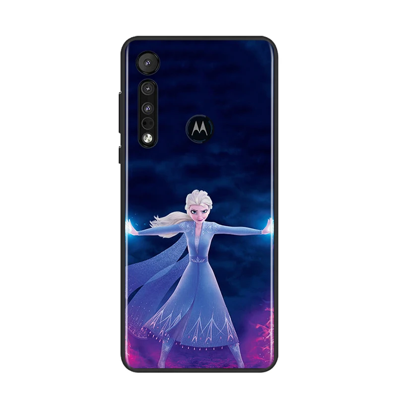 

Disney Frozen Art For Motorola G9 G8 G Edge One E7 E6 Power Lite Marco Hyper Fusion Plus Play Black Phone Case