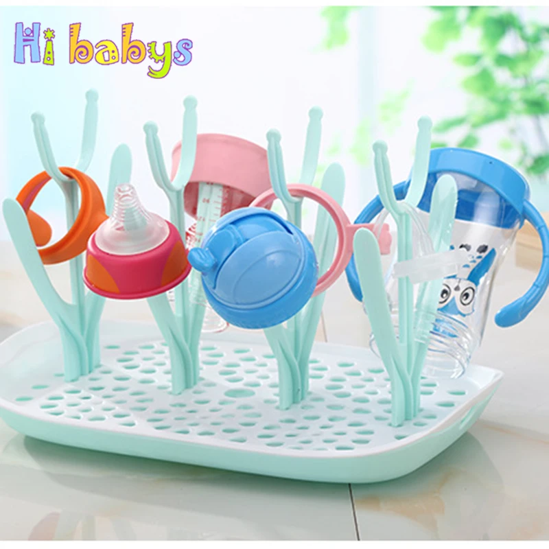 Сушилка для детских бутылочек подставка кормления новорожденных полка очистки
