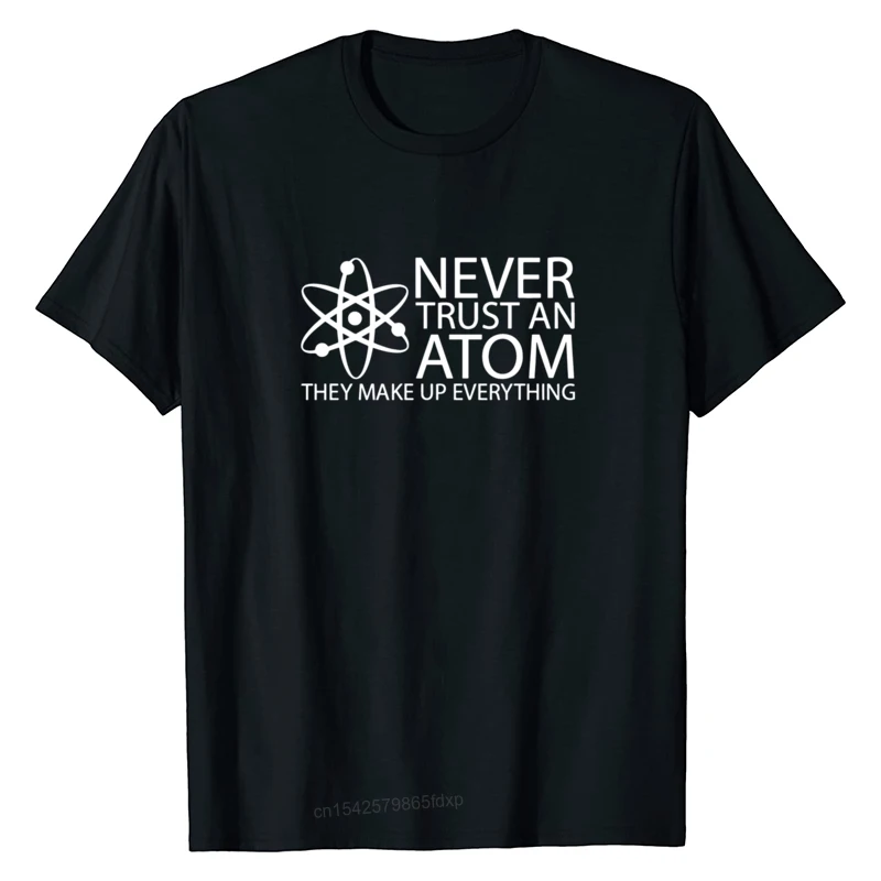

Simple Style T-Shirt Vetements Never Trust An Atom T-Shirts Printing Cotton T Shirts Short-Sleeve Graphic Quick Dry Men T-Shirt