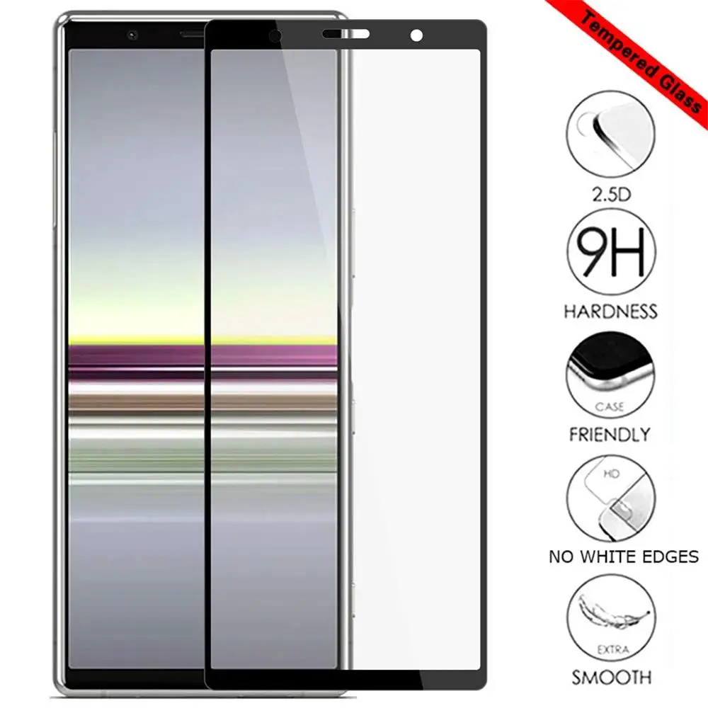 3 шт полное закаленное стекло для sony Xperia 5 6 1 "протектор экрана 3D изогнутый 9H
