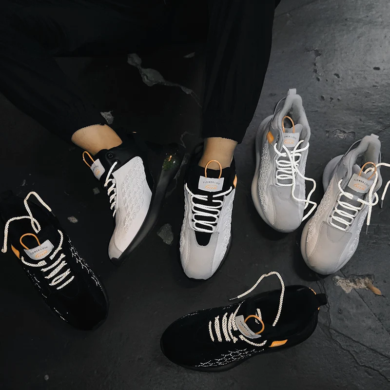 

Winter New KeeP Warm Men Running Shoes Comfortable Fashion Outdoor Sports Shoes Trend Florescent Sneakers Non-slip Walking Shoes