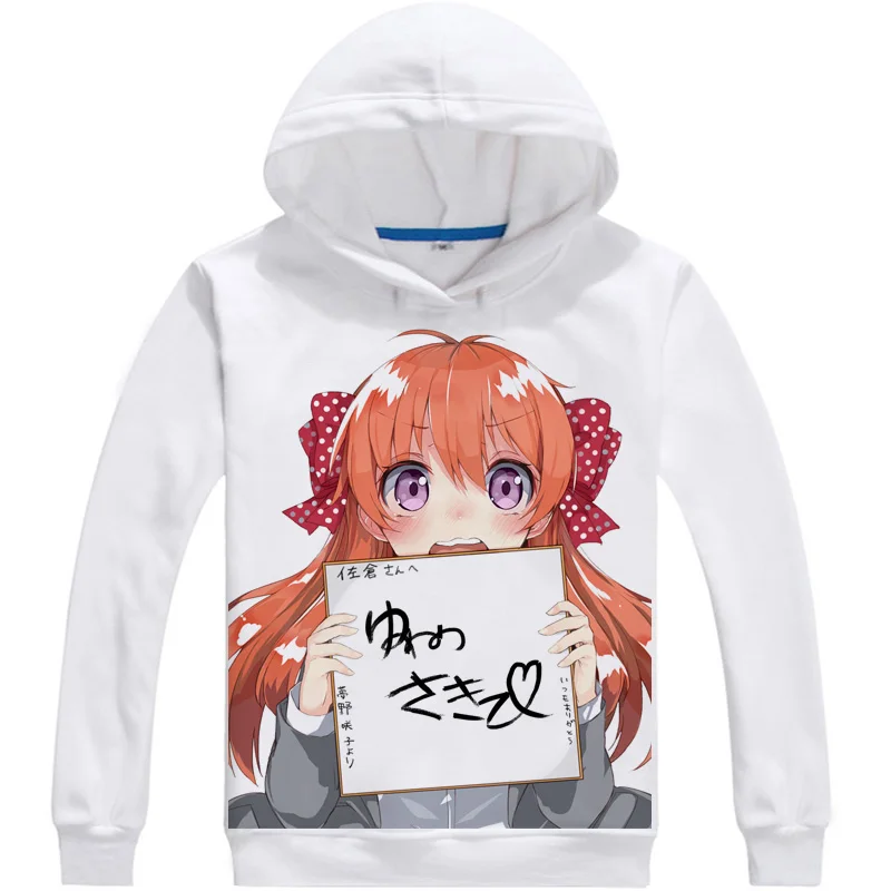 Толстовка для косплея нозаки-Куна Сакура чиё геккан шодзо девочек флисовый