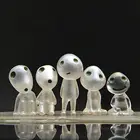 5 шт.компл. Принцесса Мононоке световой эльфы дерево куклы Hayao Miyazaki мультфильм Чужой Мононоке Игровые мини-фигурки, подарок для детей