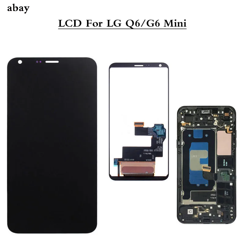 5," для LG Q6 G6 Mini M700 M700N ЖК-дисплей кодирующий преобразователь сенсорного экрана в сборе Замена для LG Q6 экран без битых пикселей