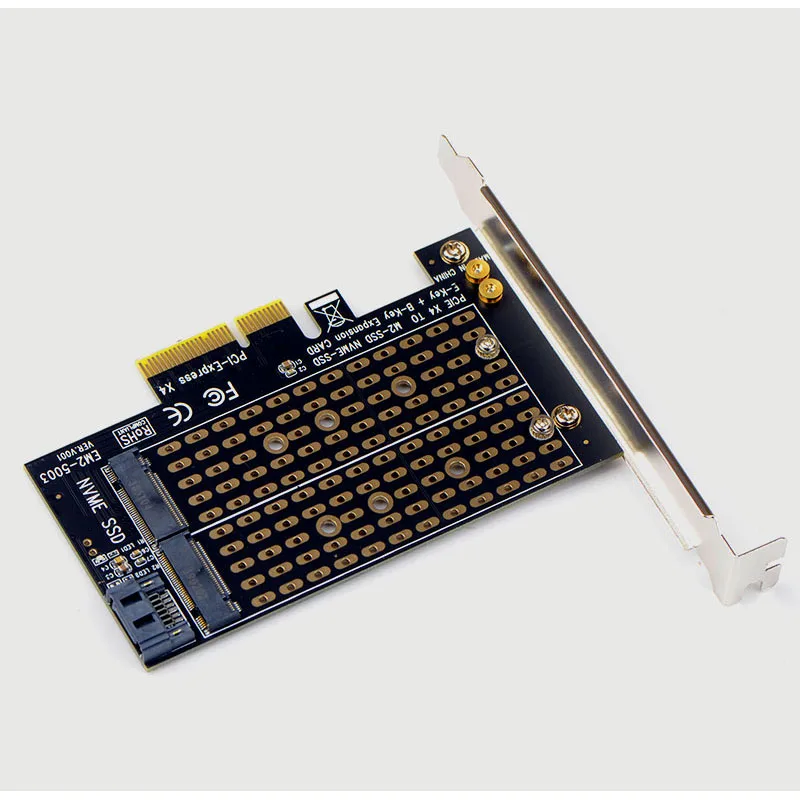 Адаптер PCIE на M2/M.2 адаптер SATA M.2 SSD NVME/M2 M2 PCI-E ключ M + B | Компьютеры и офис