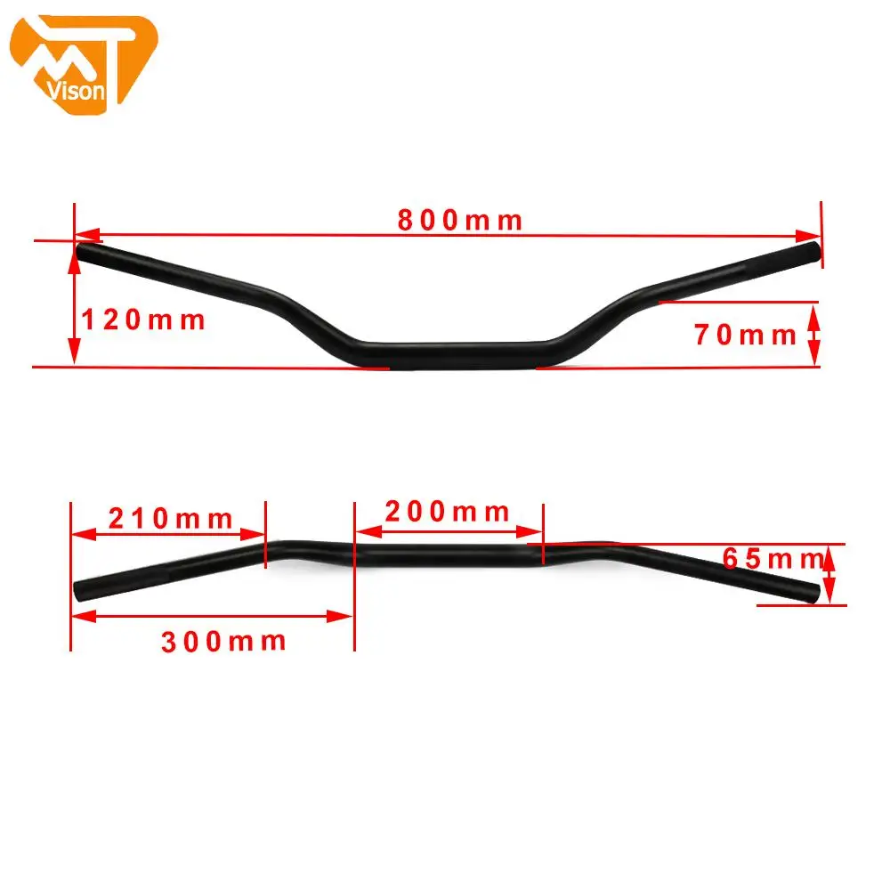 Черные ручки руля 28 мм толстые трубки для мотокросса KTM EXC EXCF XC XCF XCW 125 150 200 250 300 350 400