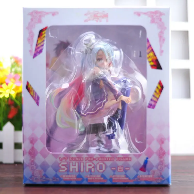 

Cute Anime No Game No Life Toy Figure Shiro Figures PVC Toys So Sexy Girl Garage Kit Brinquedos