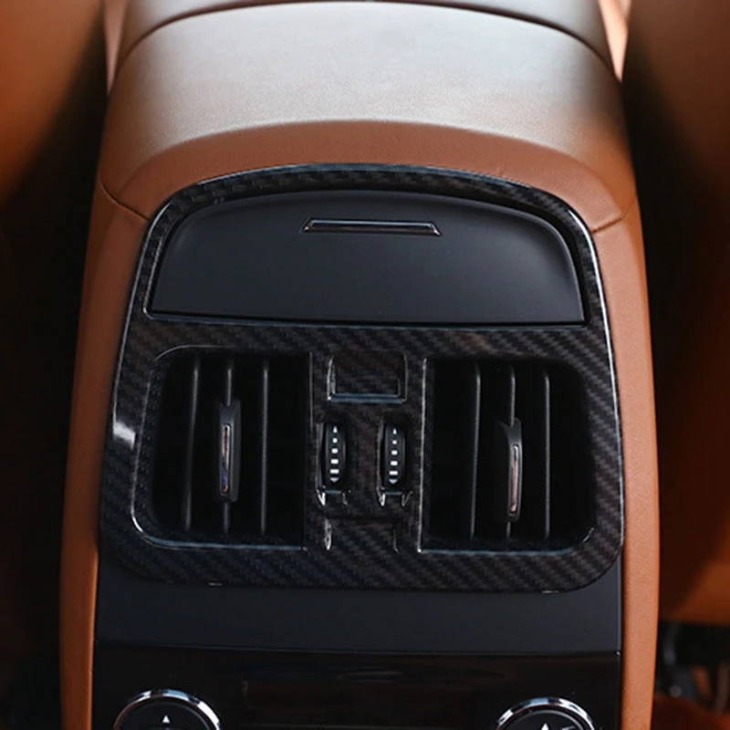 Накладка на заднюю вентиляционную решетку салона автомобиля для Maserati Levante 2017-2018