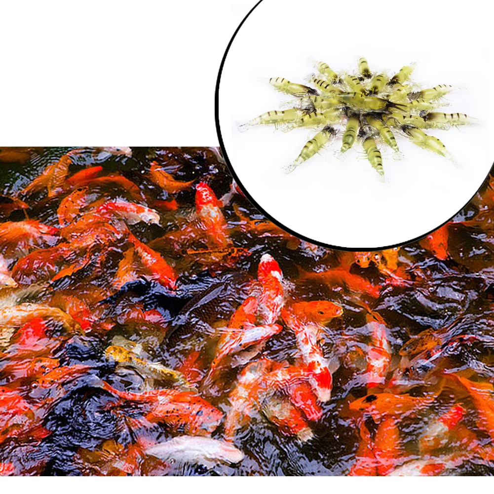 

Simulation Shrimp Lure Plastic Lifelike Swimbait Artificial Fish Bait Angling Gadgets 20Pcs Simulation Soft Prawn Shrimp Lure