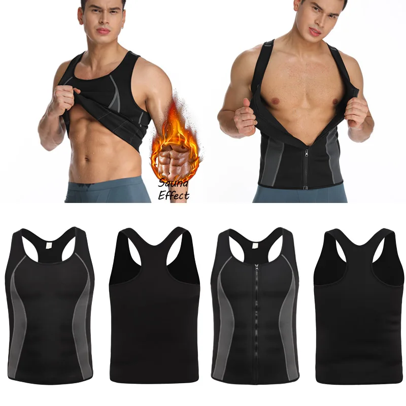 Новинка 2020 Мужская сауна корректирующая одежда ультрашейпер рубашка мужской