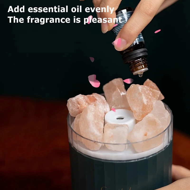 

Portable Crystal Aromatheraphy Humidifier USB Wireless Aroma Essential Oil Diffuser Air Humidificador with Atmosphere Lamp Home