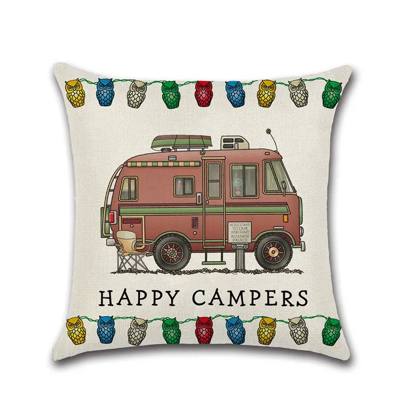 Диван квадратная мультяшная Автомобильная наволочка для дивана льняная такса