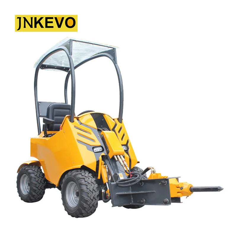 США Briggs & Stratton 23hp мини траншеекопатель 4 в 1 ковш погрузчик с бортовым