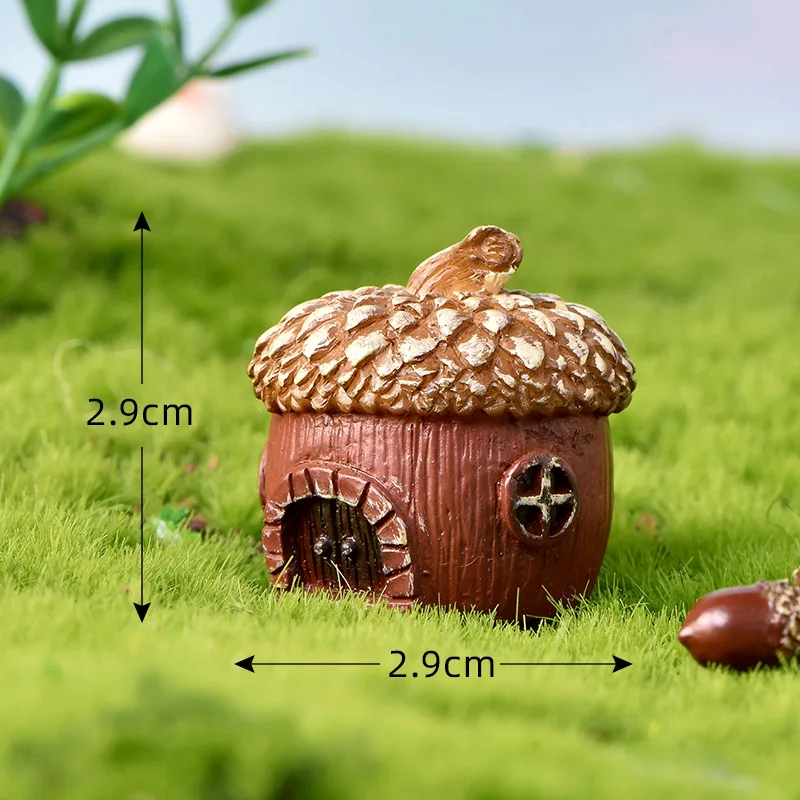 

Animal Party Mini Cake Decor Cute Little Squirrel Resin Handicraft Ornaments Jungle Birthday Party Decor Kids Favor Forest Theme