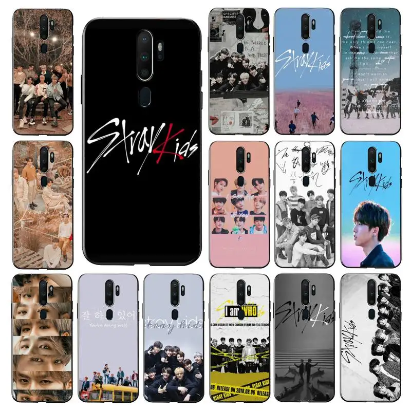 

FHNBLJ Stray Kids K Pop Phone Case for vivo Y91C Y11 17 19 53 81 31 91 for Oppo a9 2020