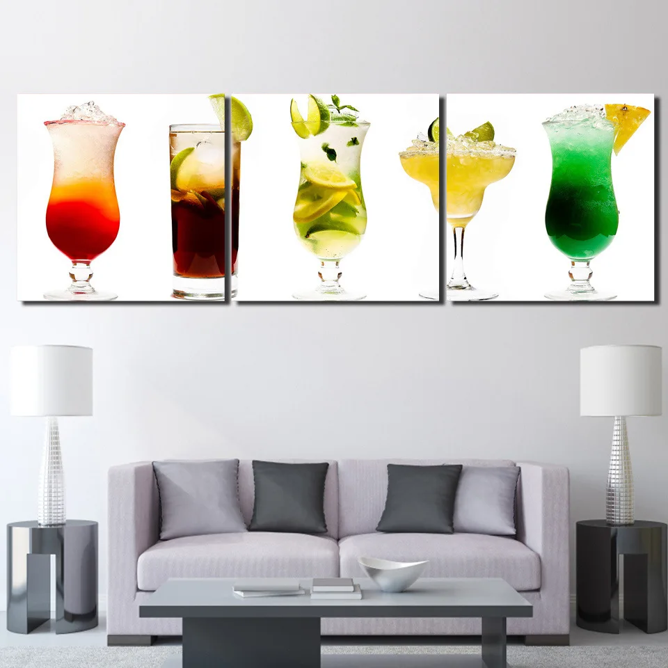 Современное украшение для дома 3 предмета картина маслом искусство Холодное