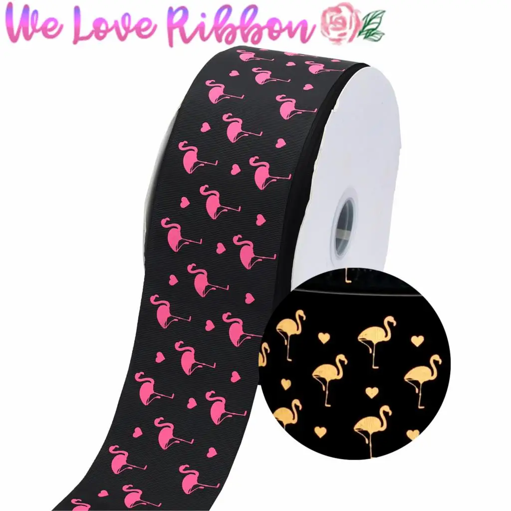 3 &quot75 мм мультфильм Фламинго с розовыми чернилами светится в темноте джинсы