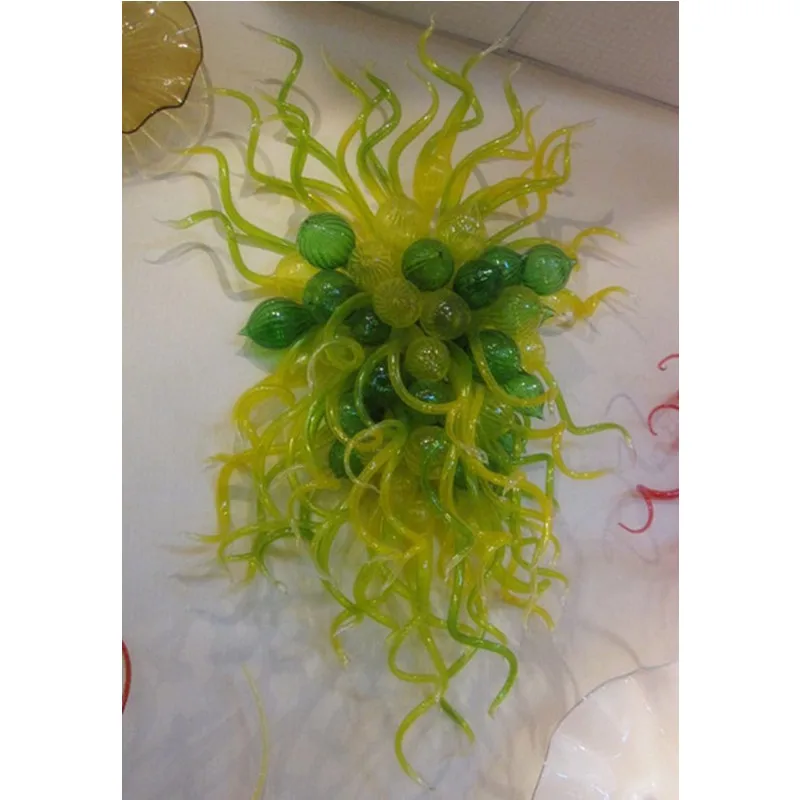

LRW023-Free Shipping Green Glass Ball Wall Sconce LED Lighting Fixture