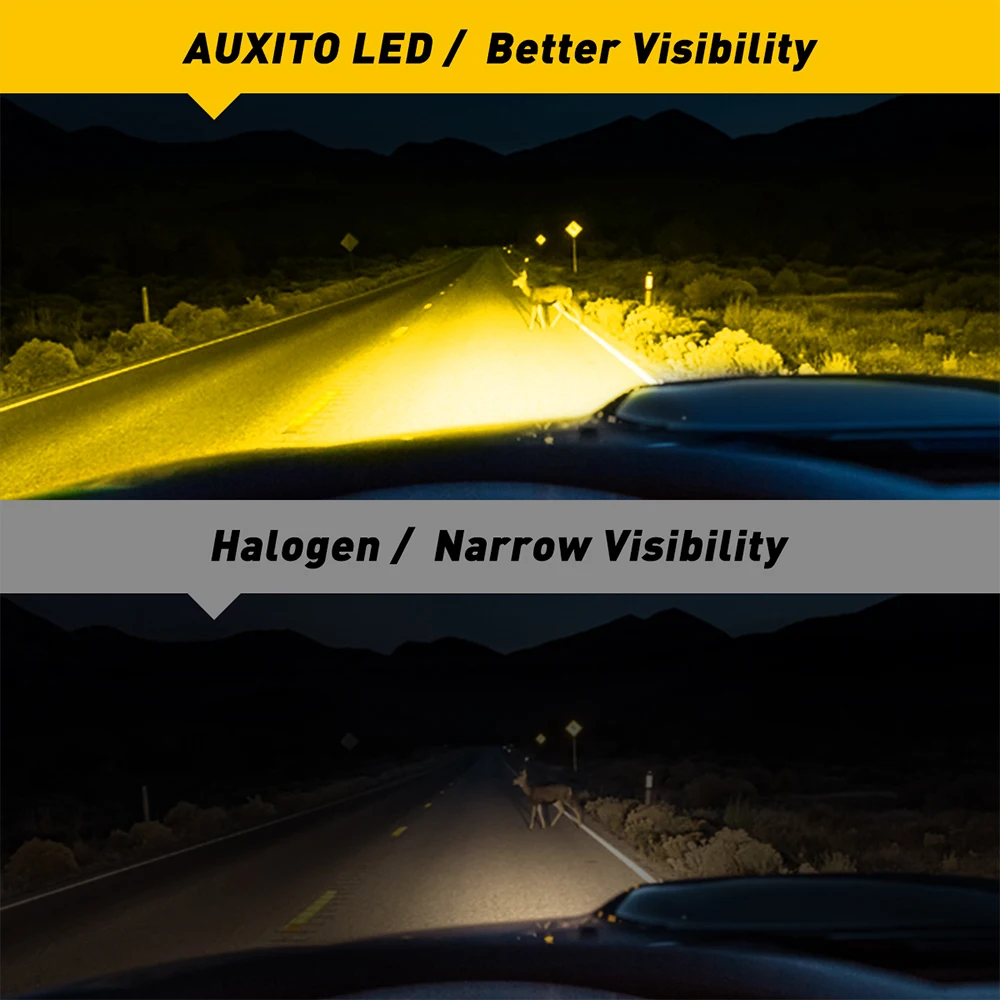 Светодиодные Автомобильные противотуманные фары AUXITO H3 Canbus 9006 HB4 LED 880 881 H11 H8 для Mazda