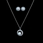 Ювелирные наборы, модное циркониевое жемчужное ожерелье и серьги, модель CN0941, подарок