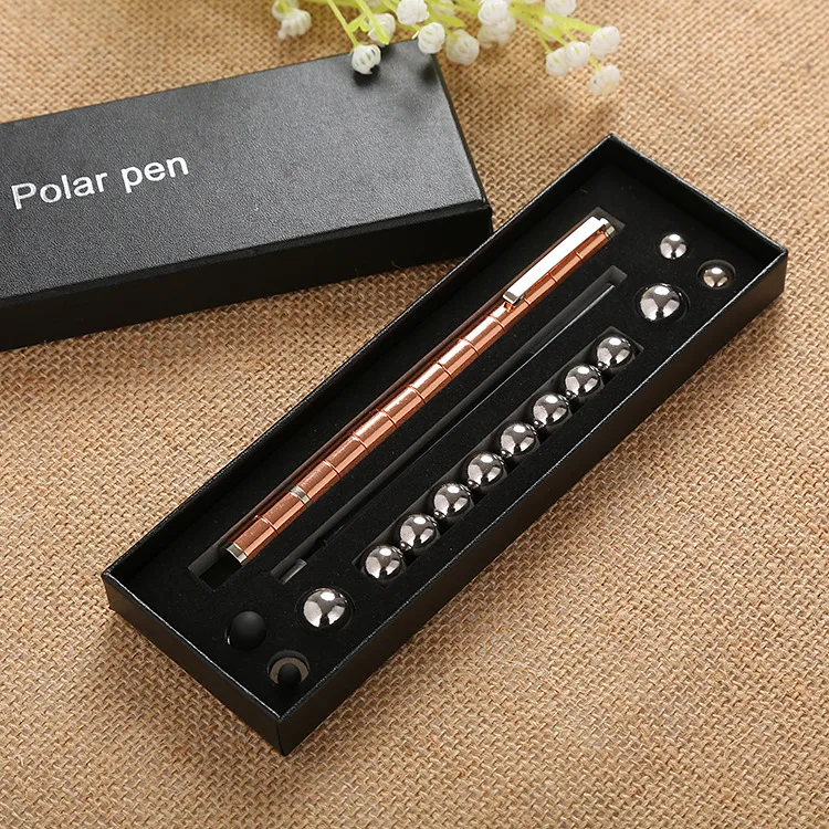 

Magnetic Polar Pen Metal Magnet Modular Think Ink Toy Stress Antistress Focus Hands Touch Erasable Pencil stationary supplies