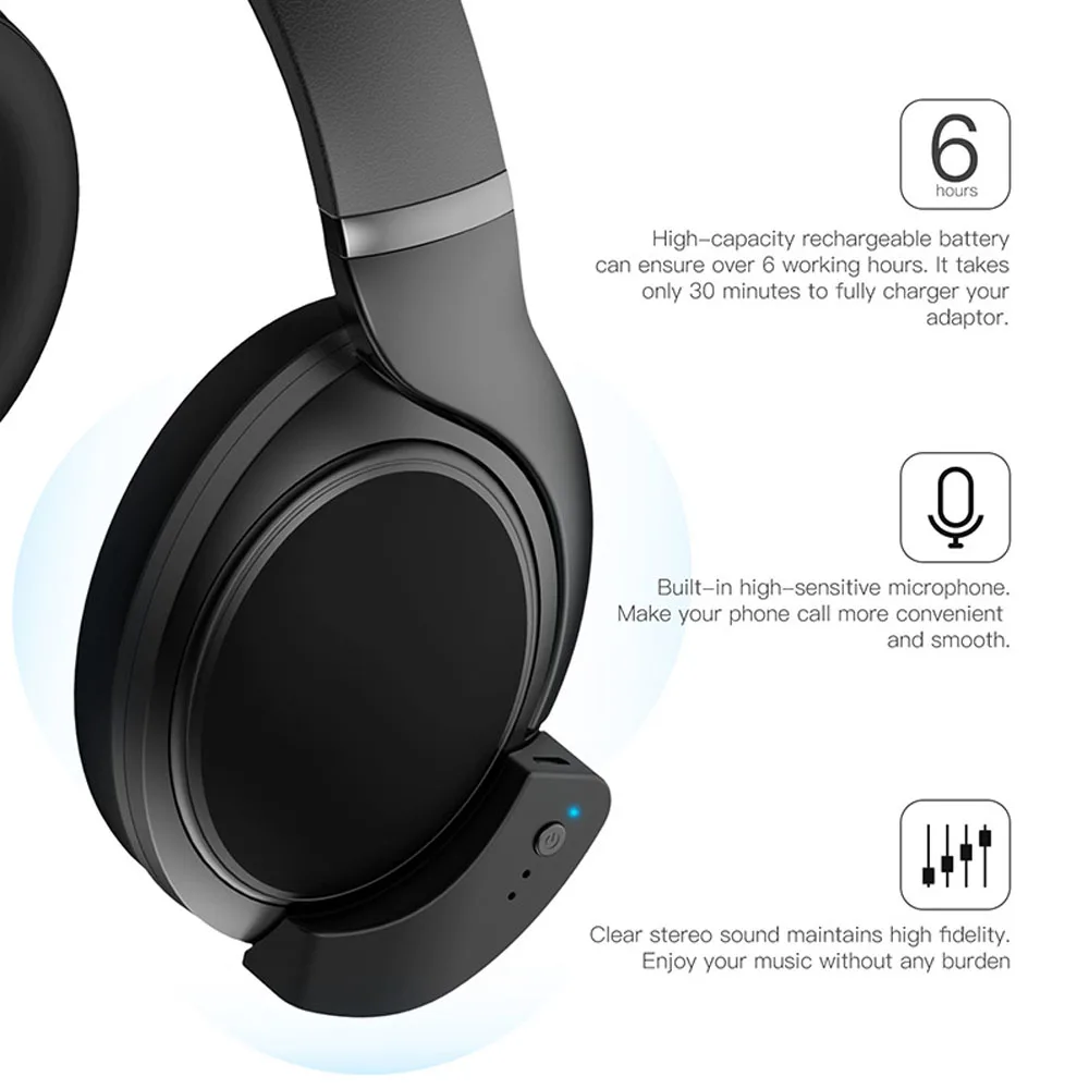 POYATU aptX HD598 Bluetooth адаптер для Sennheiser HD598 HD598CS HD598SE HD598SR беспроводной адаптер приемник Bluetooth кабель Шнур