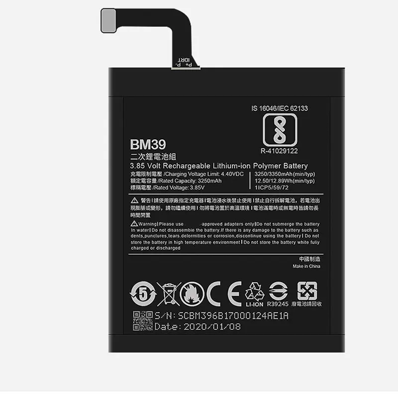 Аккумулятор для телефона BM47 BN30 BN34 BM22 BN36 Xiaomi Redmi 3 3S/X 4X 4/5/A 6 8 Note 3/4/4X/5/5A/6 Pro Mi 5 6X/Mi A2 Max2 6X