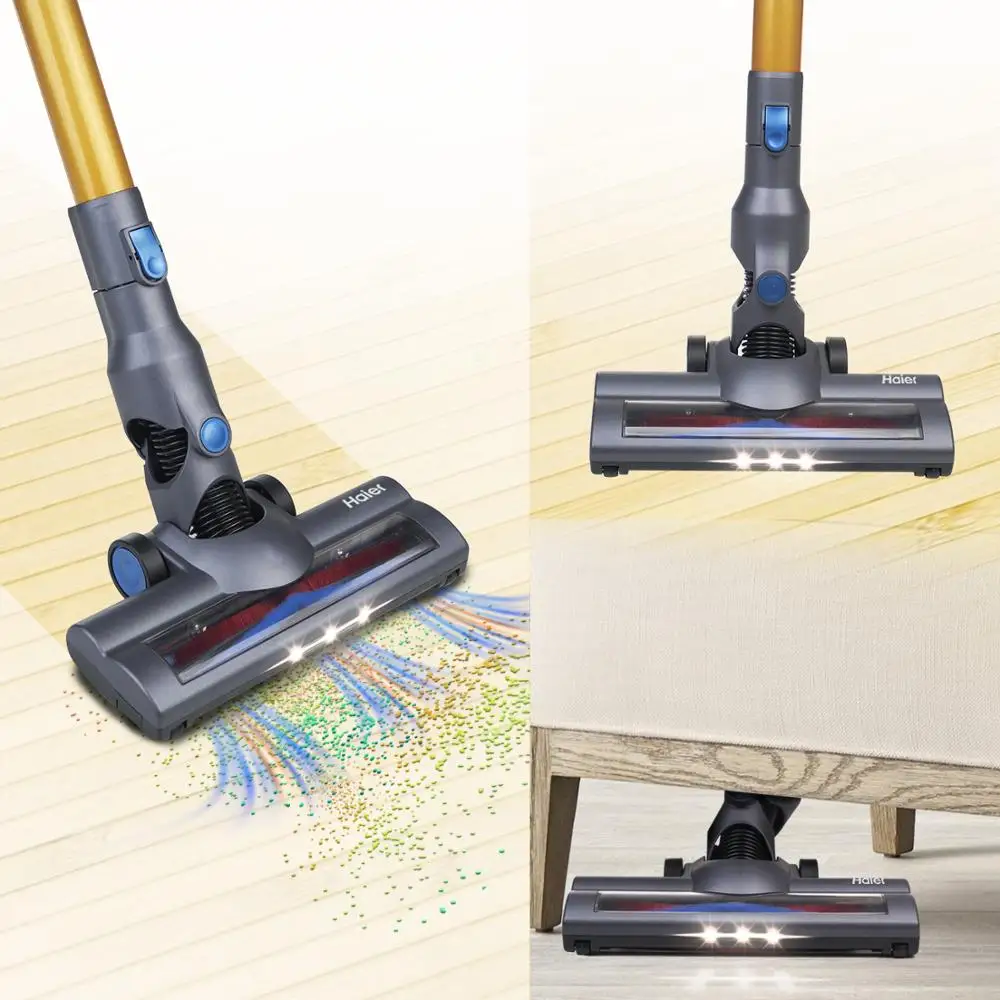 Беспроводной вертикальный пылесос 6 в 1 Haier HVC-213 (LED-подсветка) циклонный